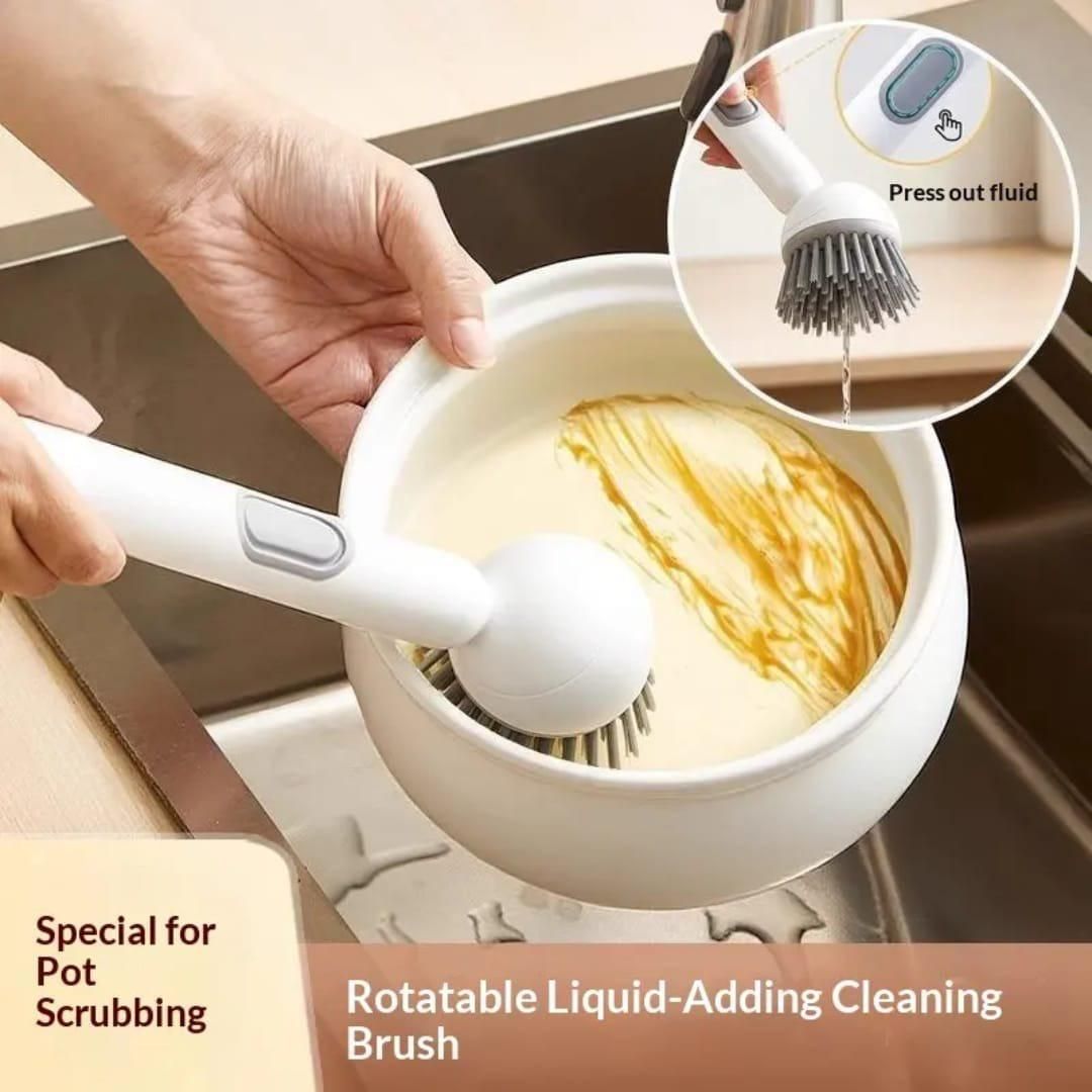 360� Scrubber Wand with Liquid Dispenser